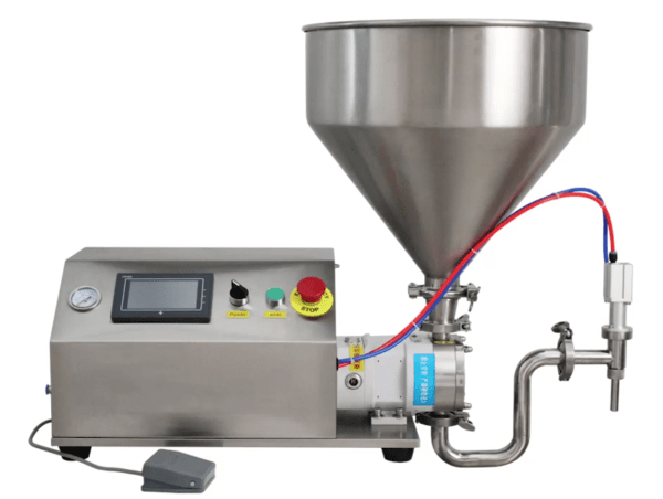 Semi-automatic rotor pump paste filling machine