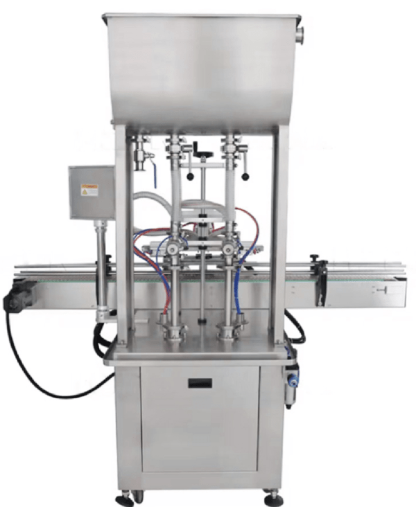 Automatic 2 nozzles paste filling machine