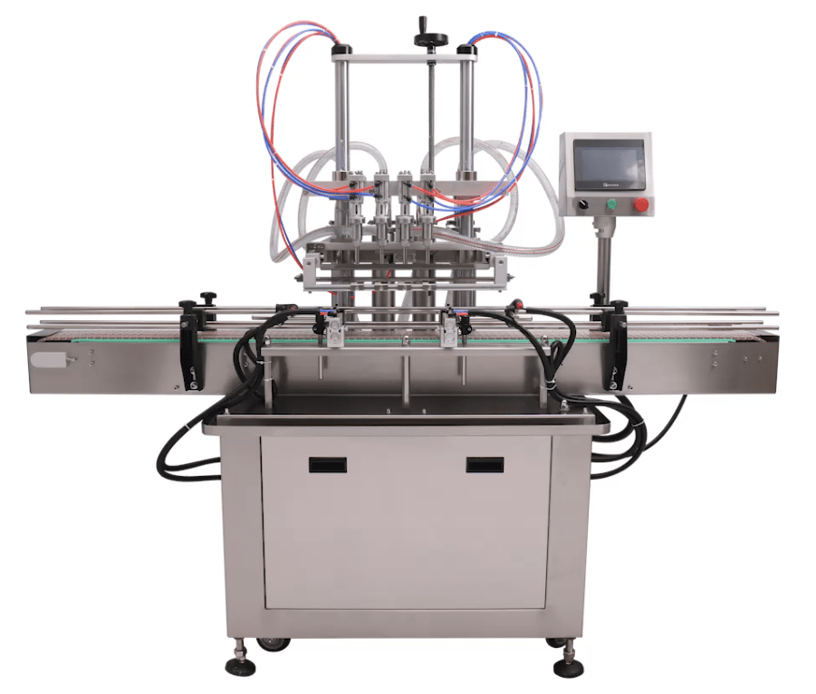 Automatic 4 head liquid filling machine