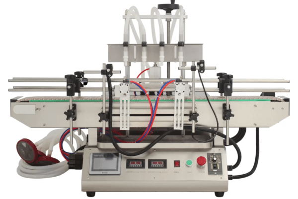 Automatic desktop bottle liquid filling machine