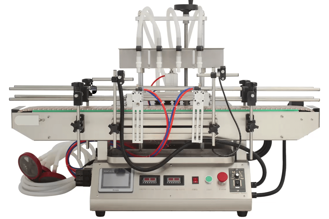 Automatic desktop bottle liquid filling machine