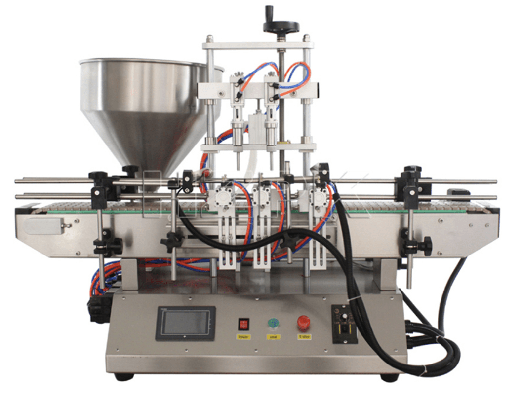 Tabletop automatic paste filling machine